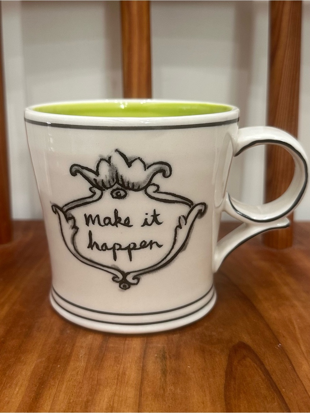 Anthropologie Crowned Leaf Mug make it happen molly hatch
